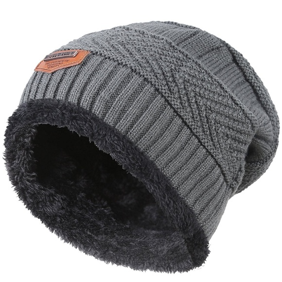 Winter Knitting Skull Cap Wool Slouchy Beanie Hat - Picture 4 of 8